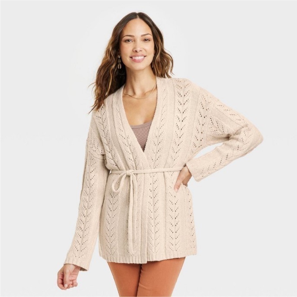 Women's Belted Cardigan - Knox Rose™ nwt